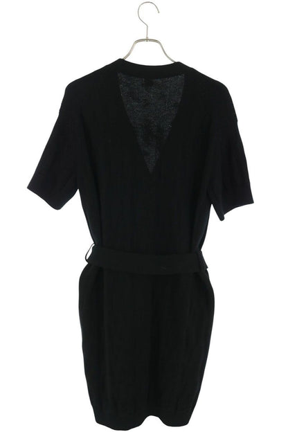 Hermes Belted H Motif Short Sleeve Knit Dress 40 — view 2
