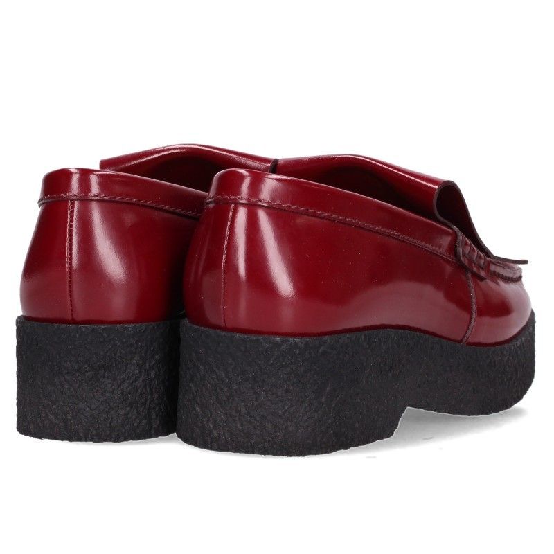 Celine Rubber Sole Tassel Loafers Shoes — view 2