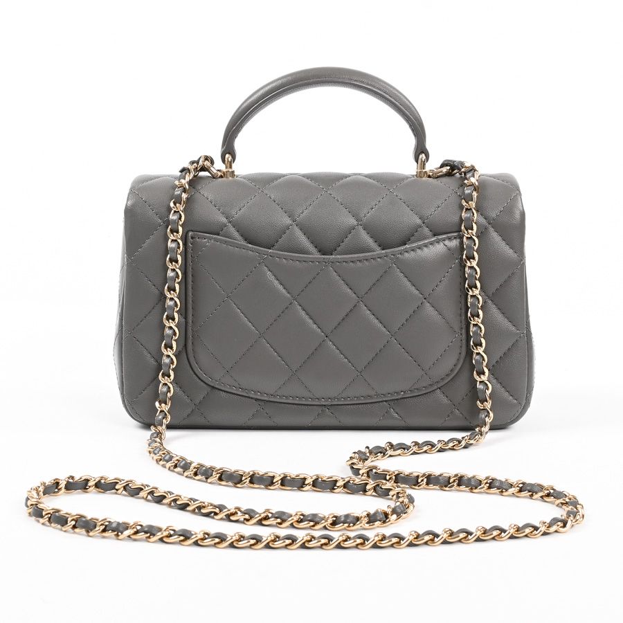 Chanel Handbag Top Handle Mini Flap Bag — view 3