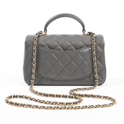 Chanel Handbag Top Handle Mini Flap Bag — view 3