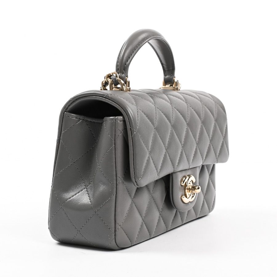 Chanel Handbag Top Handle Mini Flap Bag — view 2