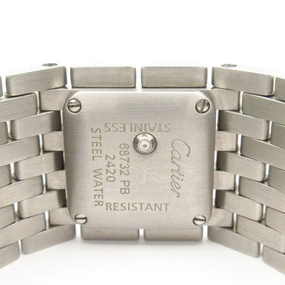 Cartier Watch Panthere Ribbon Shell Dial SS Blue — view 5