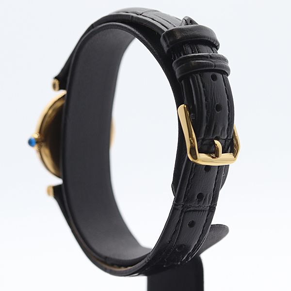 Cartier Vermeil Ivory Dial Watch — view 3