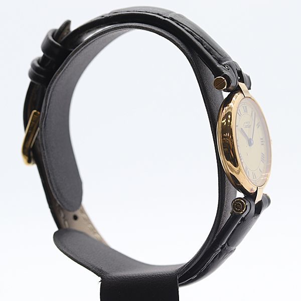 Cartier Vermeil Ivory Dial Watch — view 2