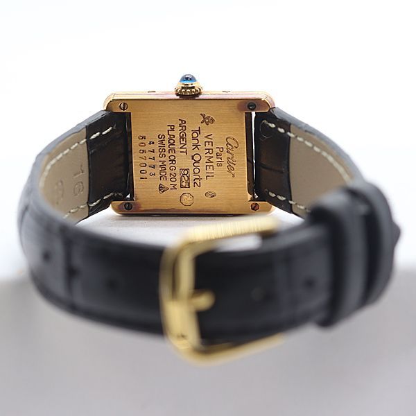Cartier Must Tank Ivory Dial Watch — view 4