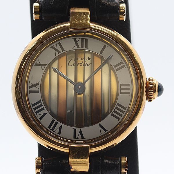 Cartier Must Vendome Trinity Dial Watch