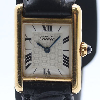 Cartier Must Tank SM White Watch