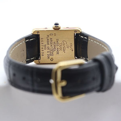 Cartier Must Tank SM White Watch — view 4