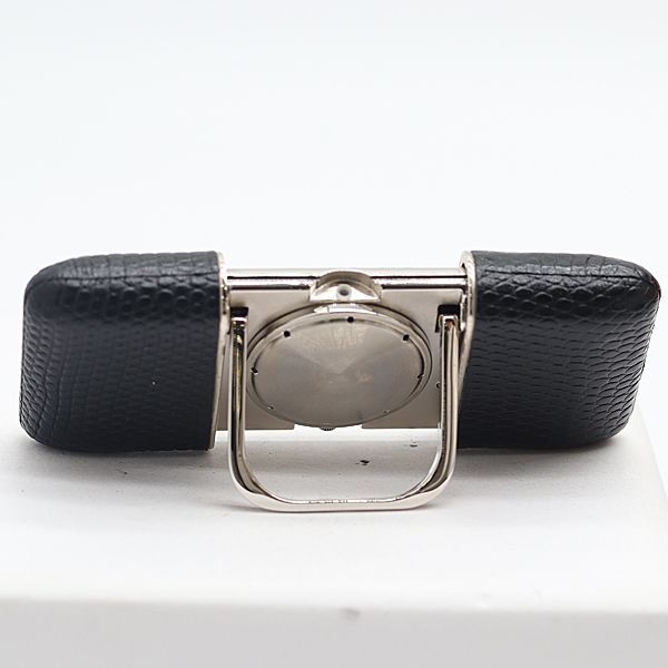 Tiffany & Co Travel Watch Alarm Silver Dial Table Clock Pocket — view 4