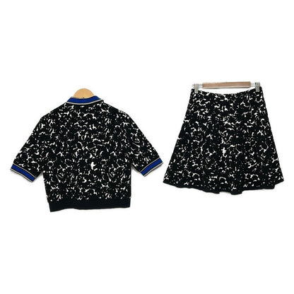 Louis Vuitton Skirt Set Black White Blue — view 2