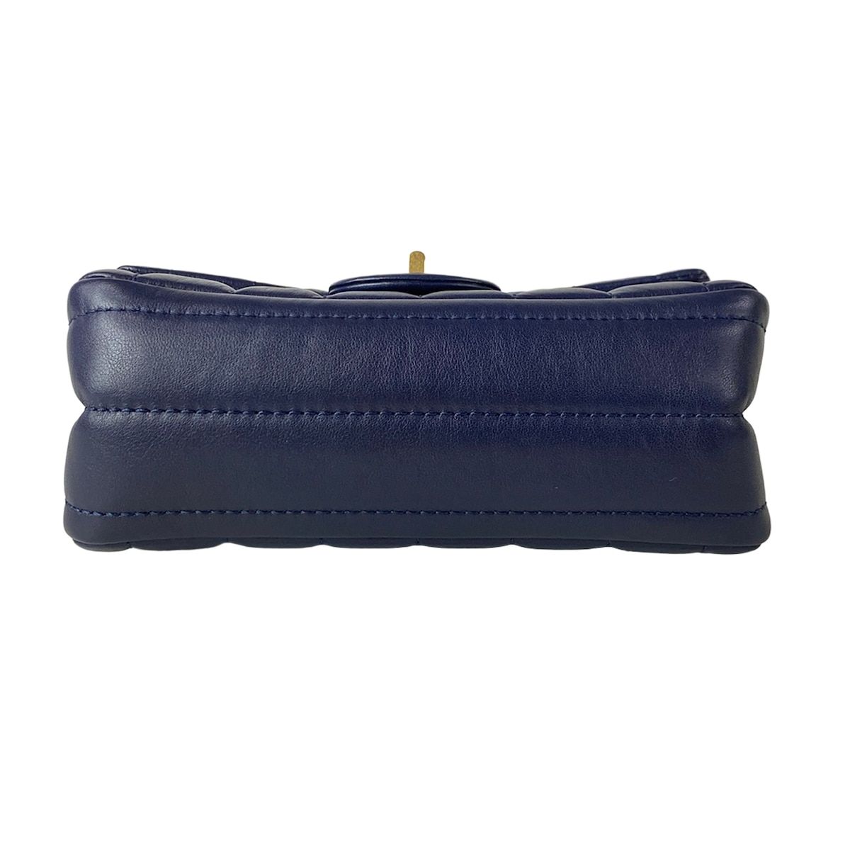 Chanel Shoulder Bag 2.55 New Mademoiselle Navy Chain Gold Lambskin — view 5