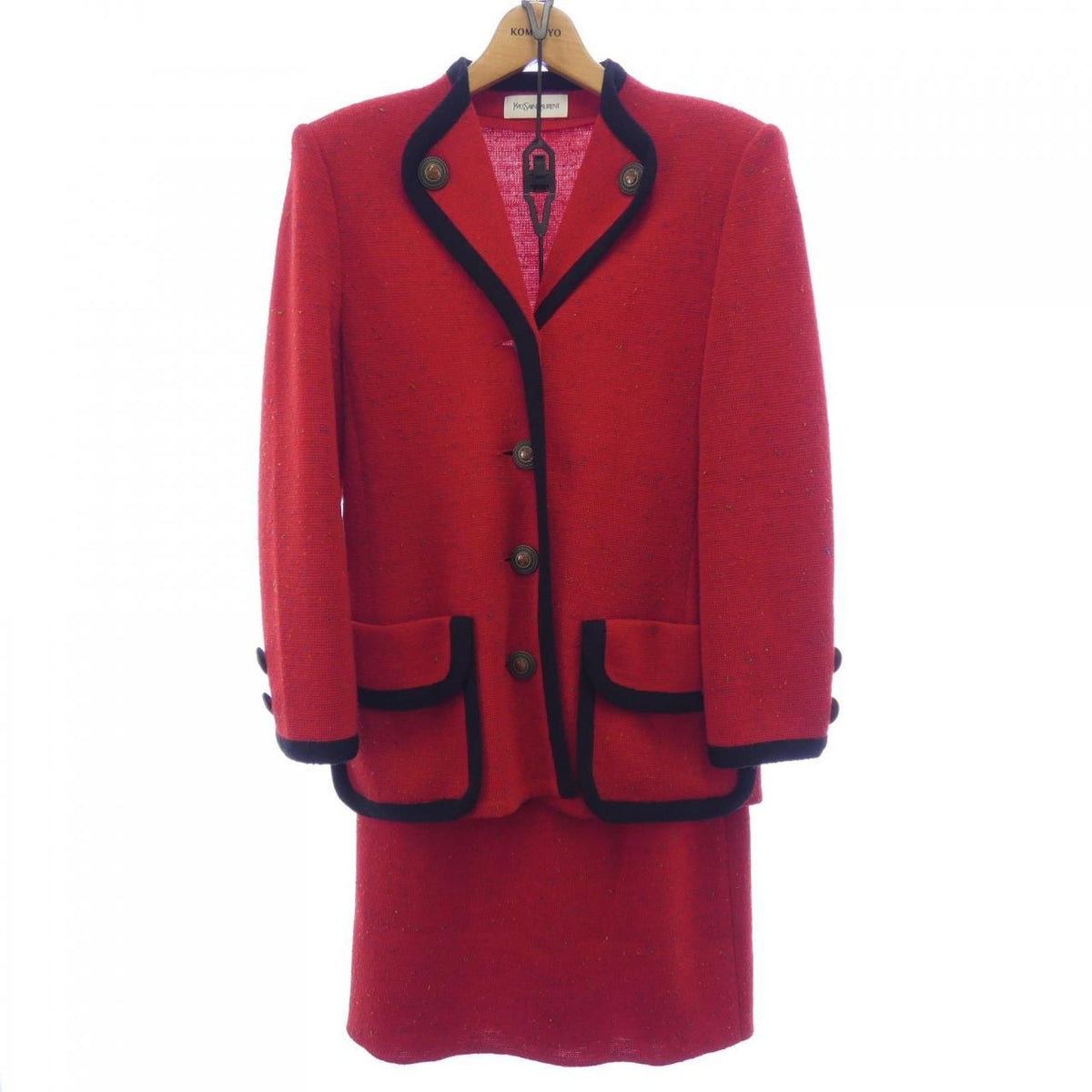Saint Laurent Vintage Suit Red