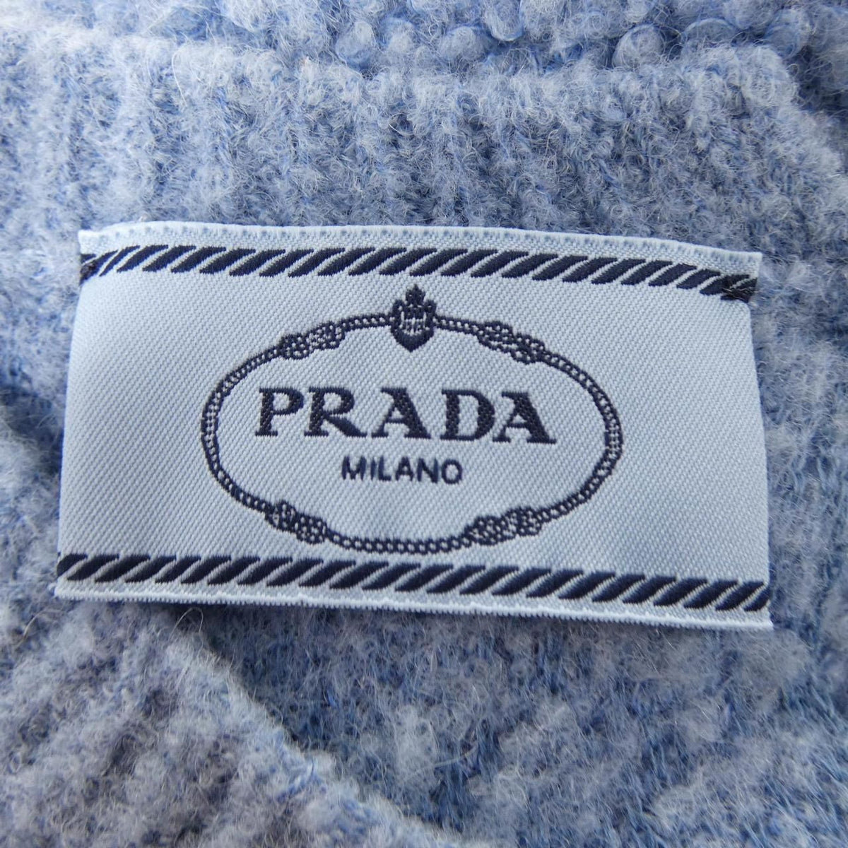 Prada Knit Sweater Blue — view 4