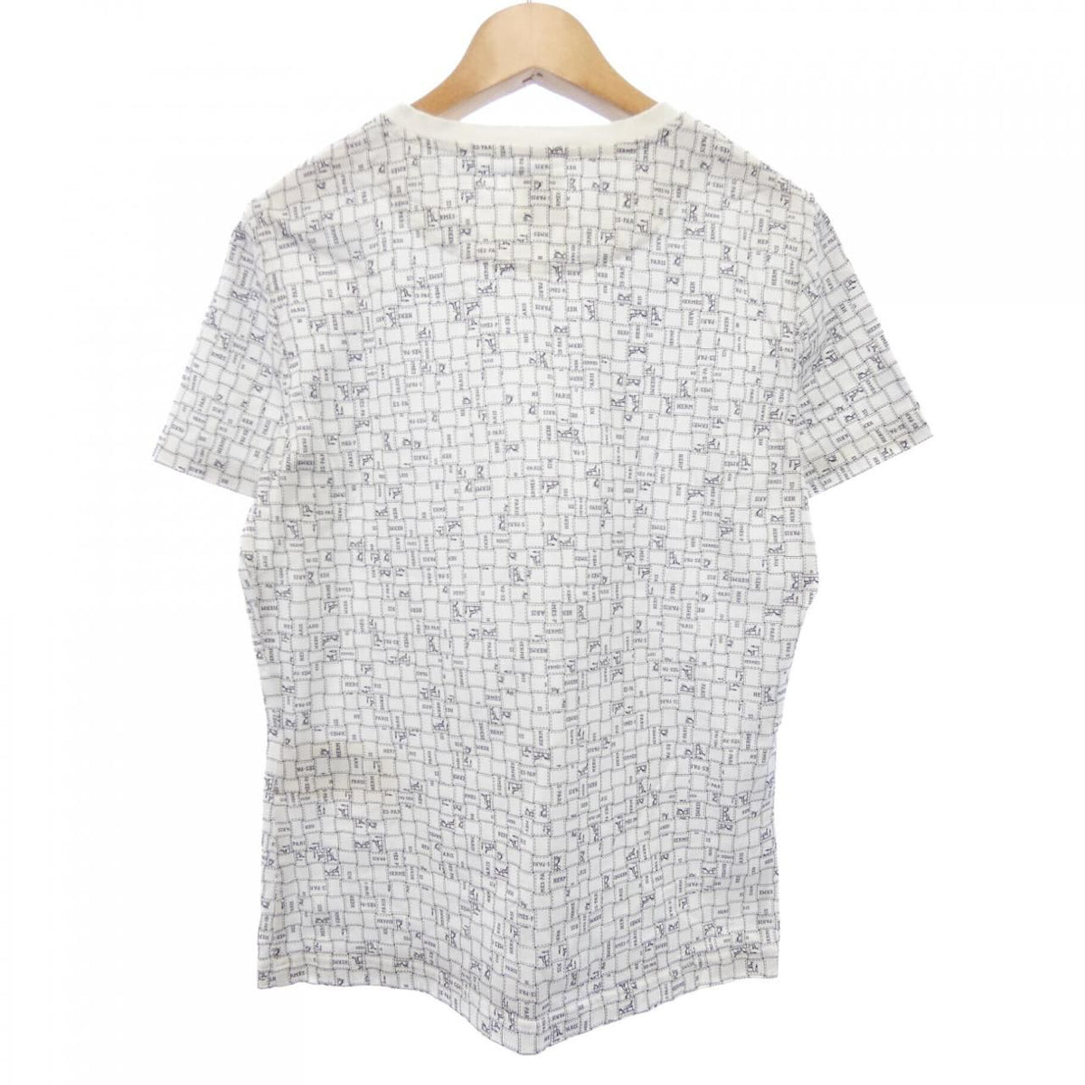 Hermes Bolduc AU Carre Check T-Shirt — view 2