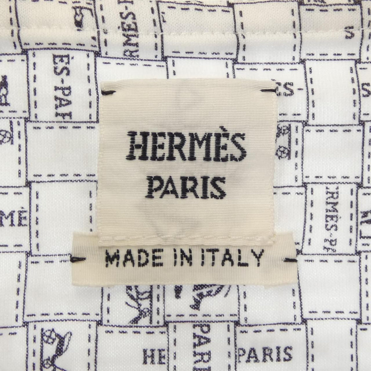 Hermes Bolduc AU Carre Check T-Shirt — view 4