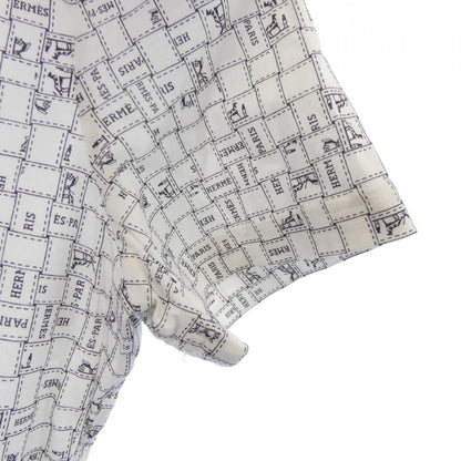 Hermes Bolduc AU Carre Check T-Shirt — view 6