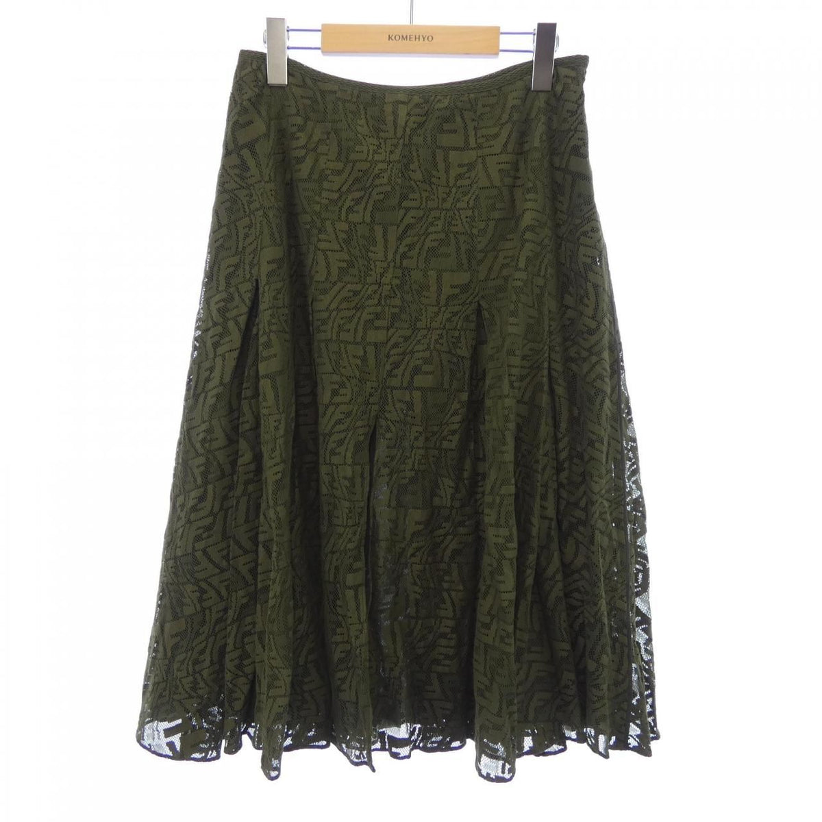 Fendi Aflz Skirt Green