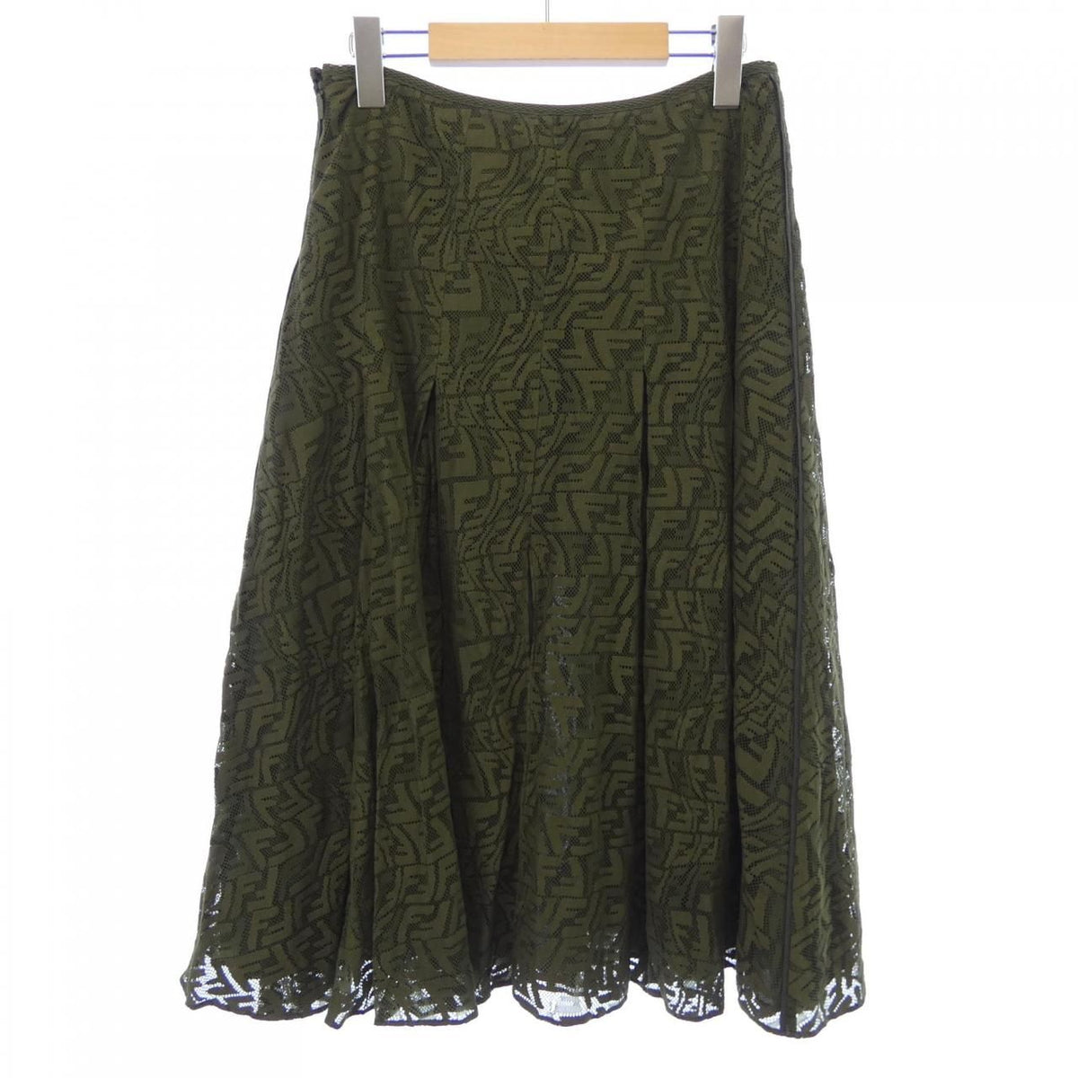 Fendi Aflz Skirt Green — view 2