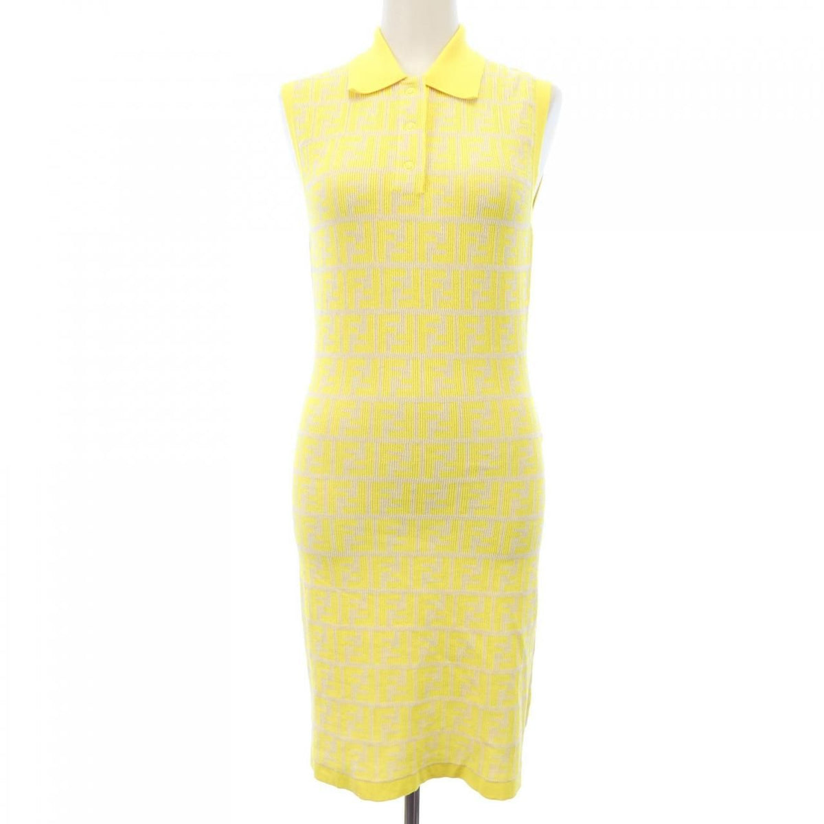 Fendi Asot Dress Yellow