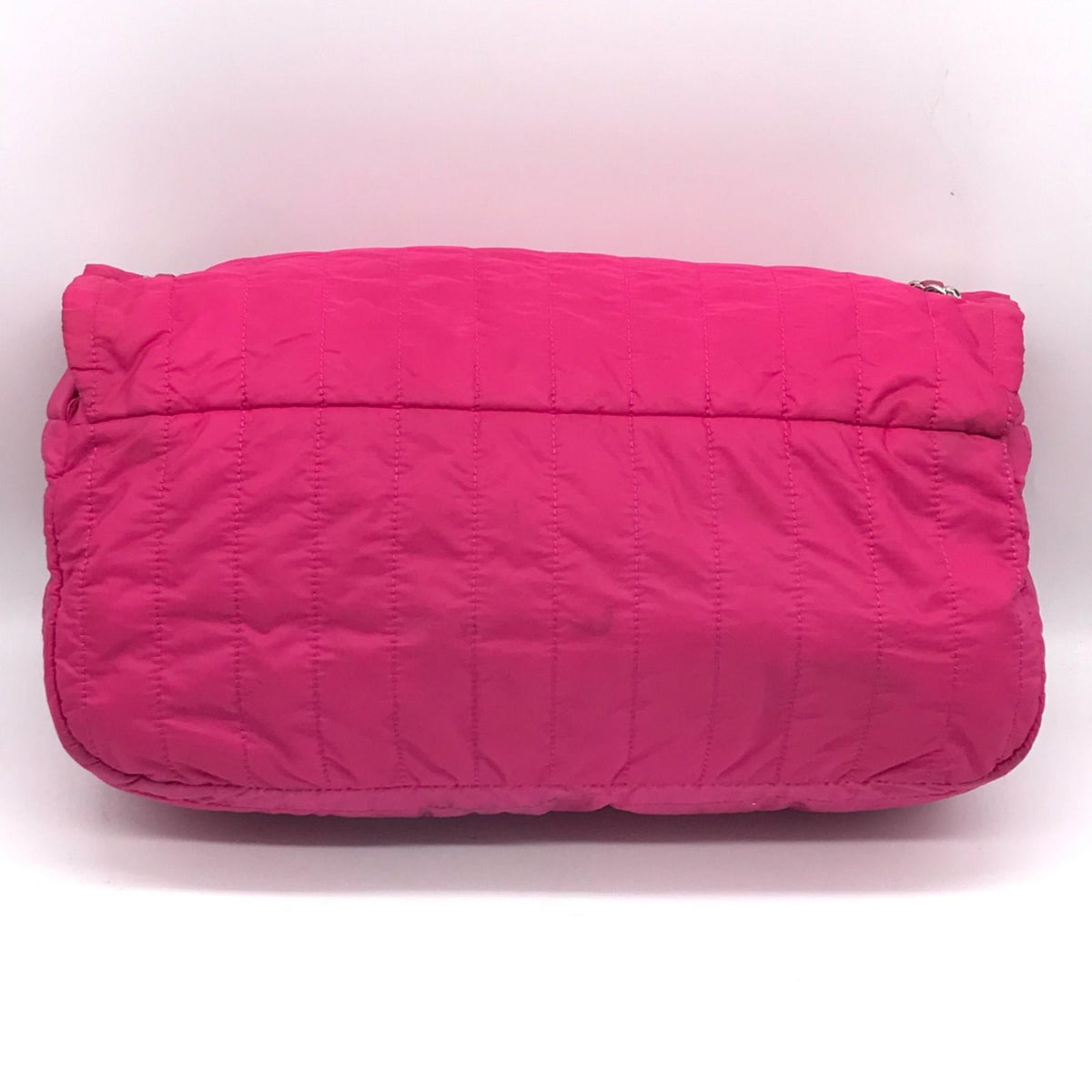Chanel Mademoiselle Nylon Chain Shoulder Bag Pink — view 2