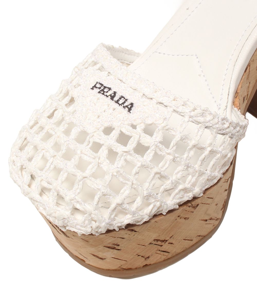 Prada Sandals Raffia Clochette — view 7