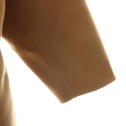 Max Mara S 'S Cucito Mano Wool Double Face Coat Chesterfield Long Beige — view 5