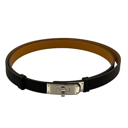 Hermes Belt Kelly Black Silver
