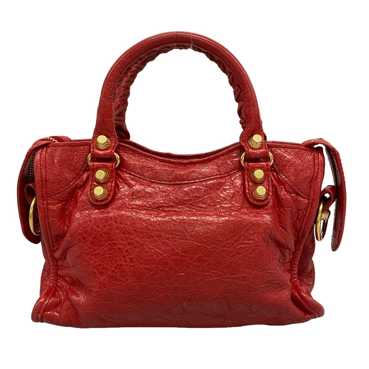 Balenciaga Handbag the Giant Mini City Red Leather — view 3