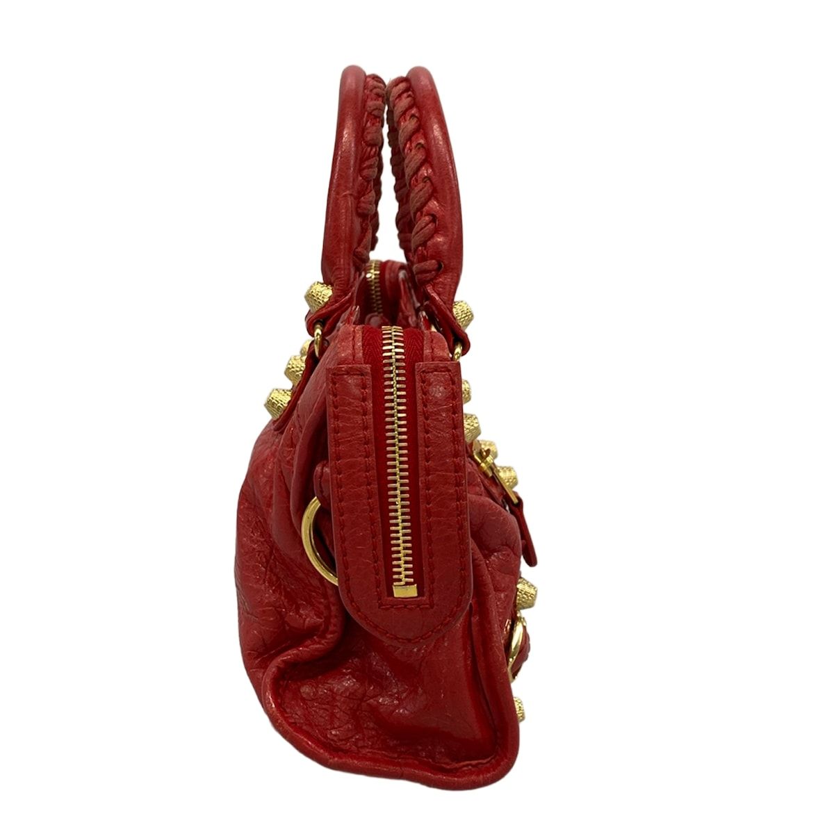 Balenciaga Handbag the Giant Mini City Red Leather — view 2