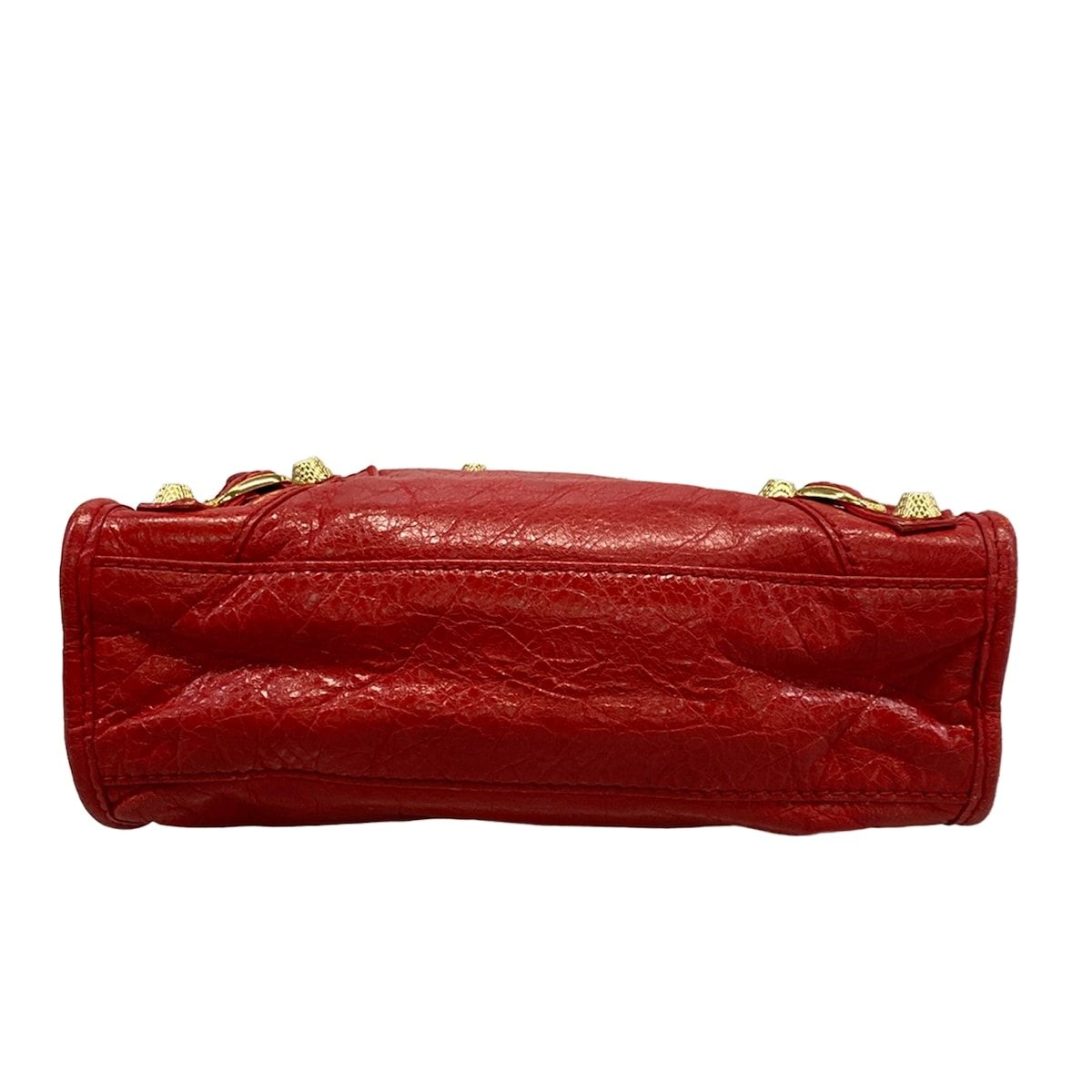 Balenciaga Handbag the Giant Mini City Red Leather — view 5