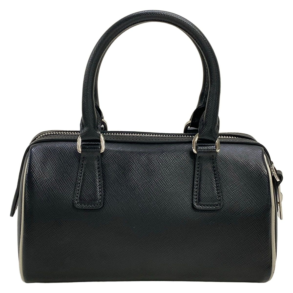 Prada Handbag Black White Leather — view 3