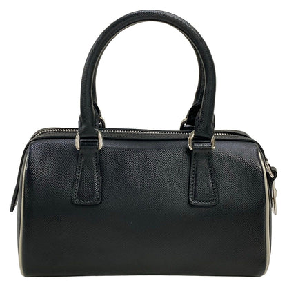 Prada Handbag Black White Leather — view 3