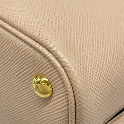 Prada Panier Small Pink Beige Mini Bag Leather — view 6