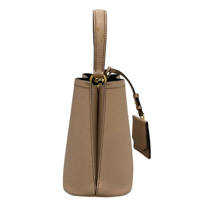 Prada Panier Small Pink Beige Mini Bag Leather — view 2