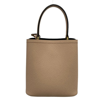 Prada Panier Small Pink Beige Mini Bag Leather — view 3