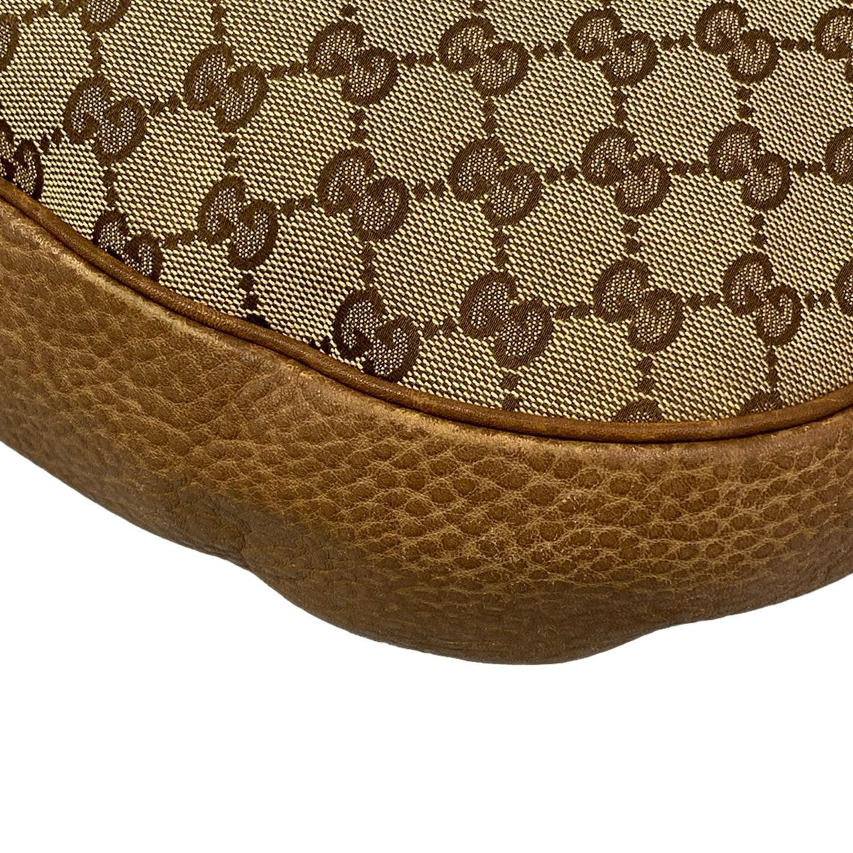 Gucci Handbag Horsebit New Pelham Beige Dark Brown Leather — view 6