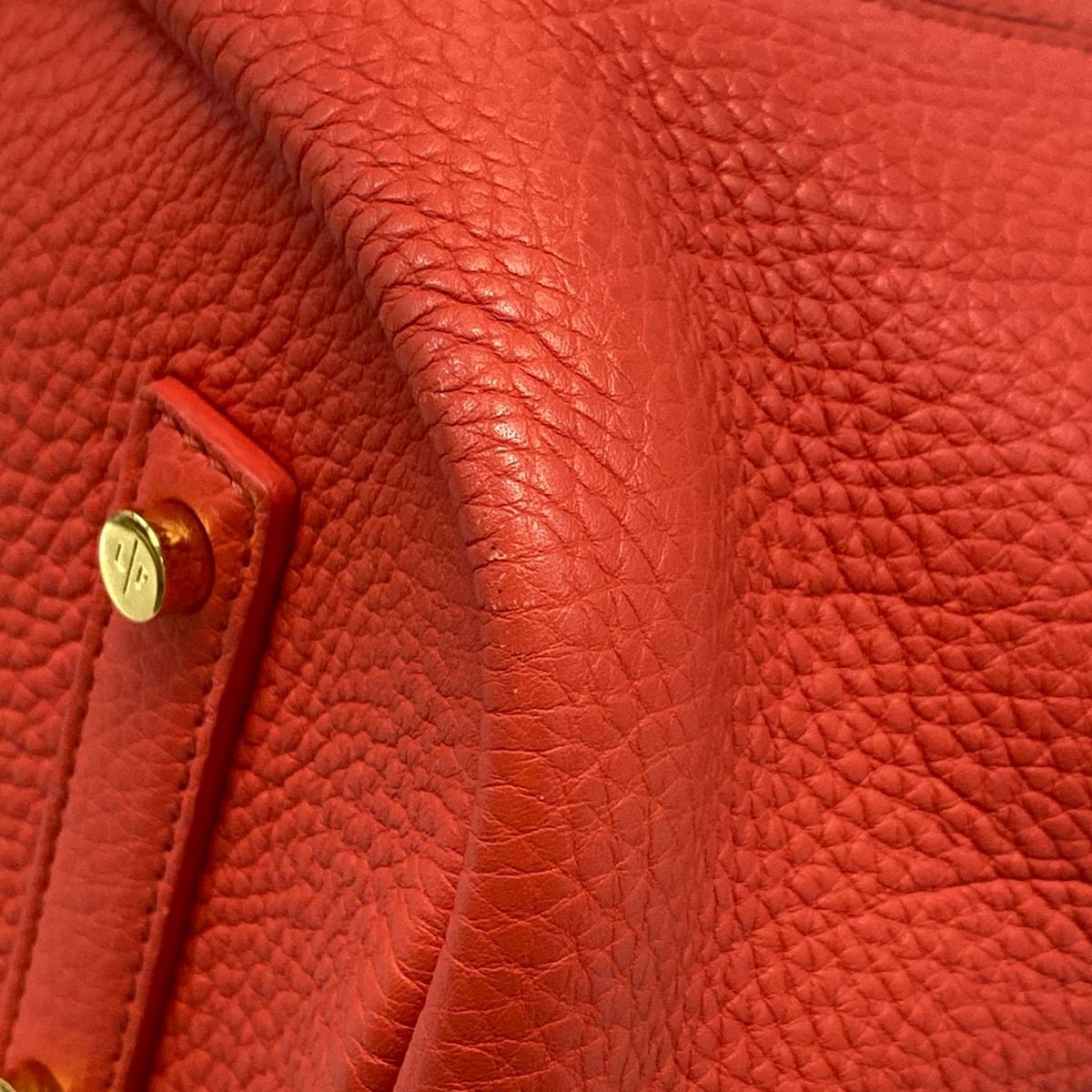 Loro Piana Handbag Bellevue Red Leather — view 6