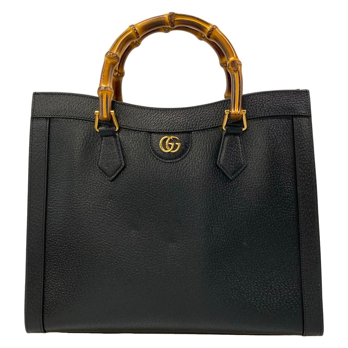Gucci Handbag Diana Black Leather