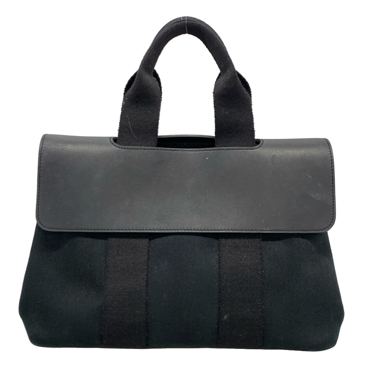 Hermes Handbag Valparaiso PM Black Silver