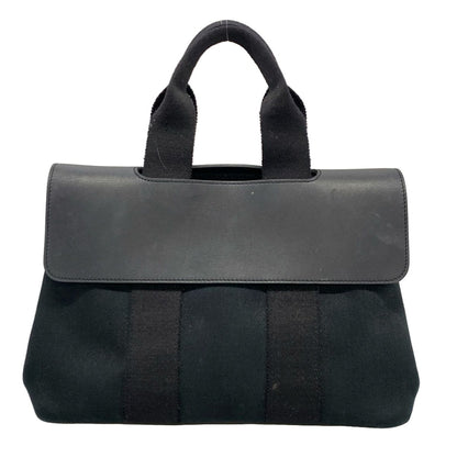 Hermes Handbag Valparaiso PM Black Silver