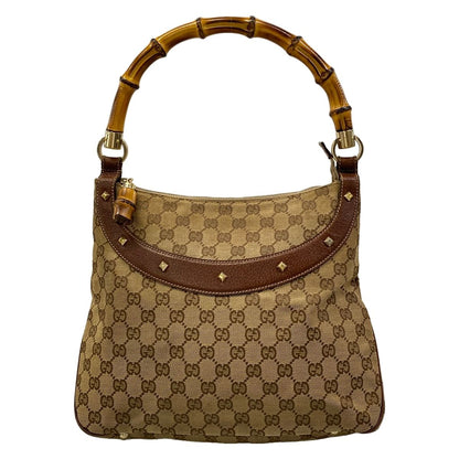 Gucci Handbag Beige Leather