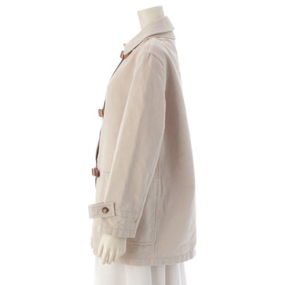 Hermes Martin Margiela Era Cotton Belt Coat Light Beige 38 — view 3