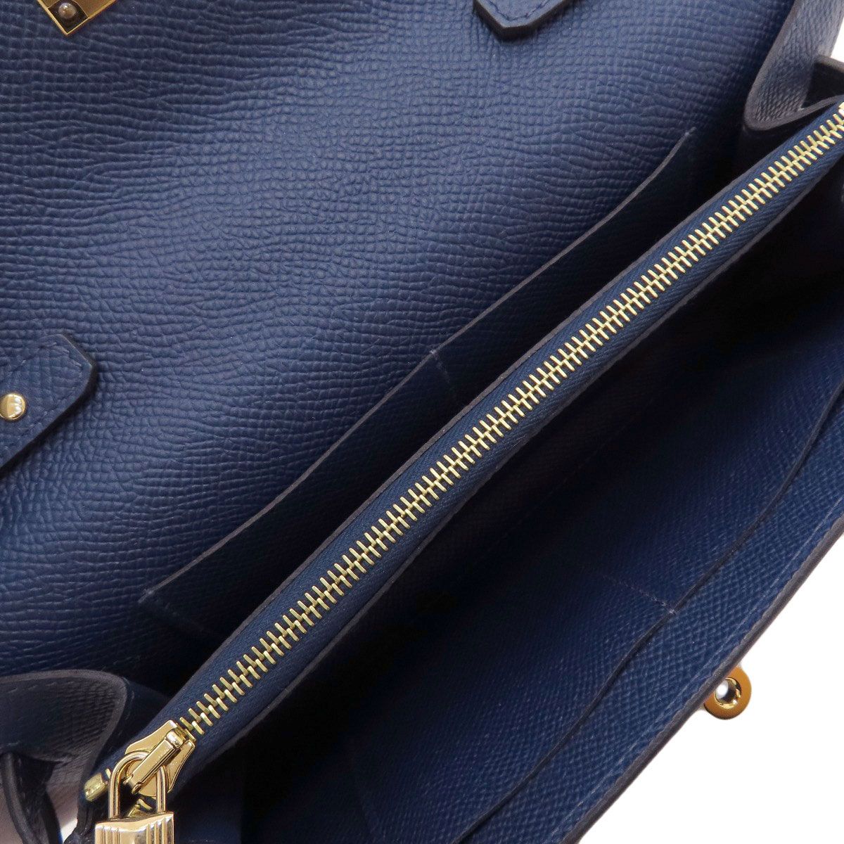 Hermes Kelly to Go Gold Wallet Epsom — view 6