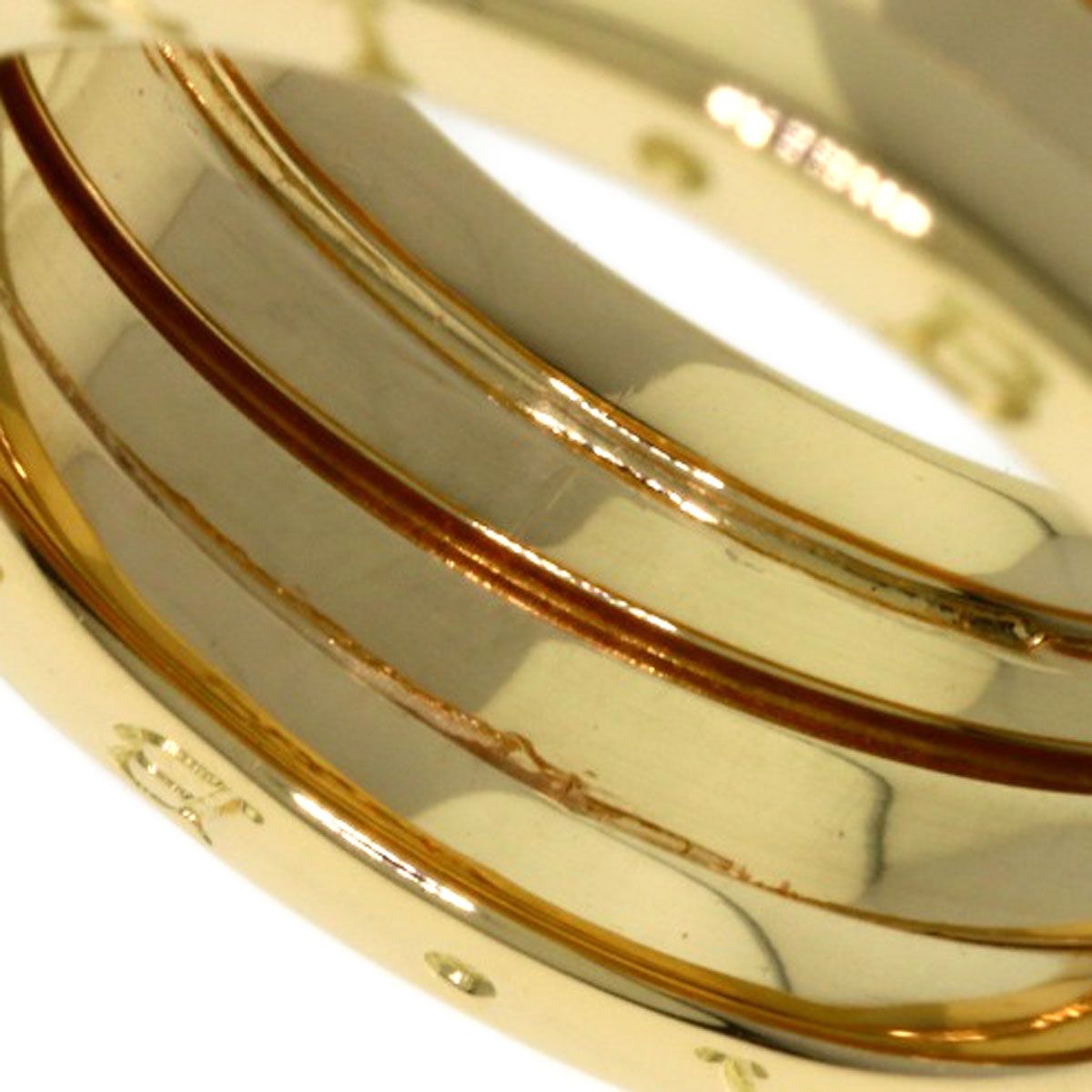 Bvlgari B.zero1 Band 54 Ring 18k Yellow Gold — view 7