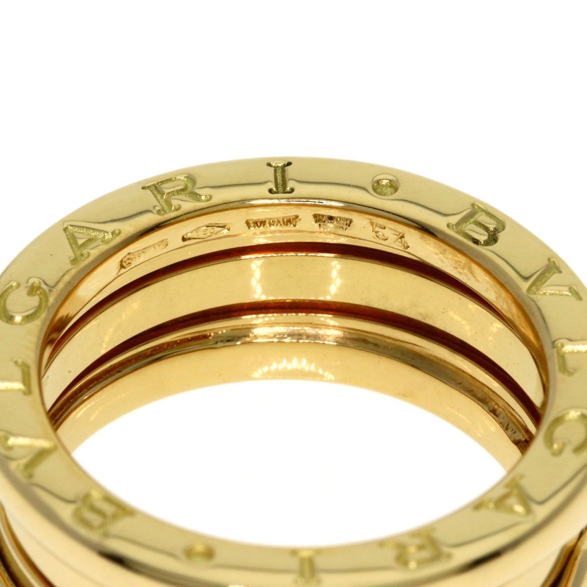 Bvlgari B.zero1 Band 54 Ring 18k Yellow Gold — view 5