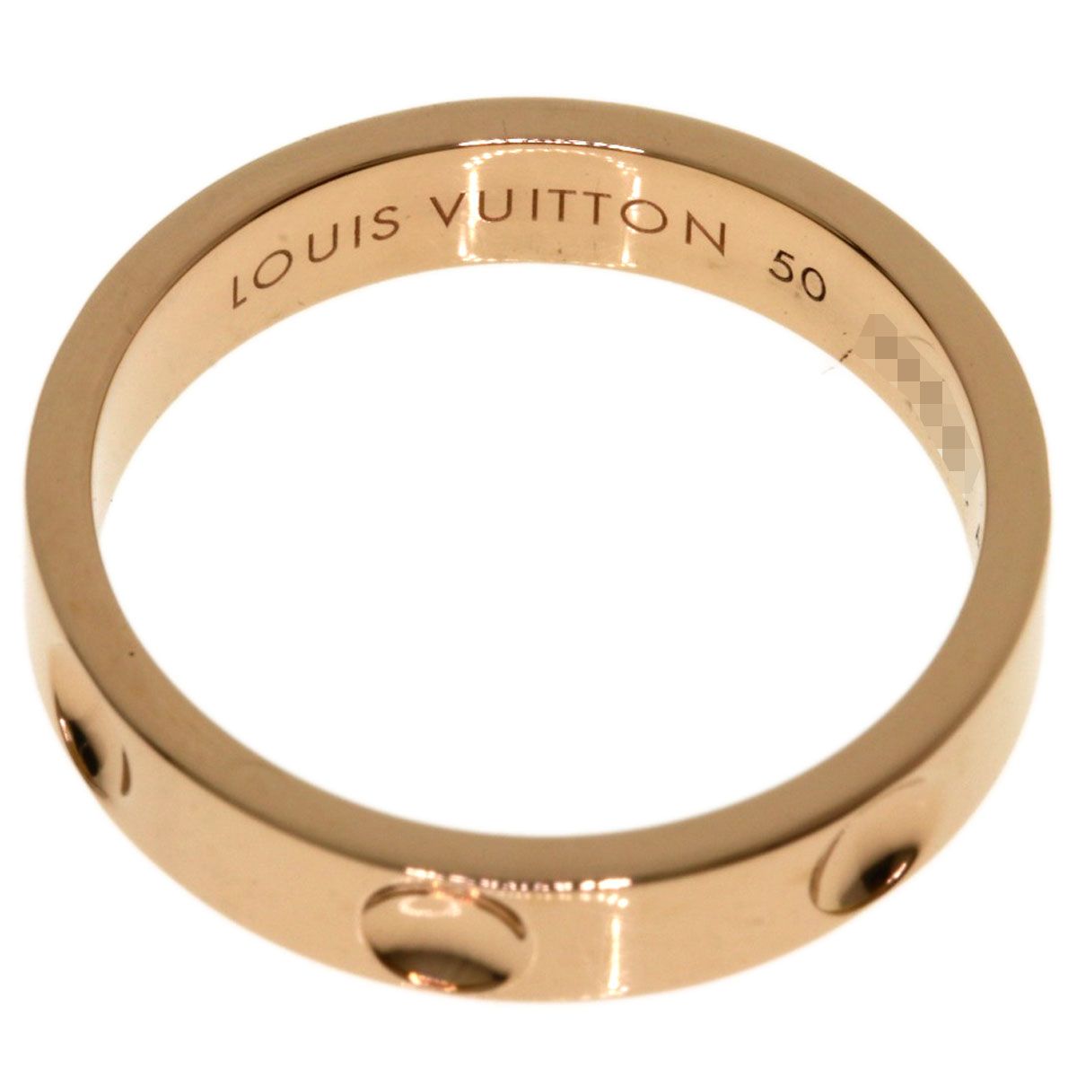 Louis Vuitton Bague Empreinte 50 Ring 18k Pink Gold — view 4