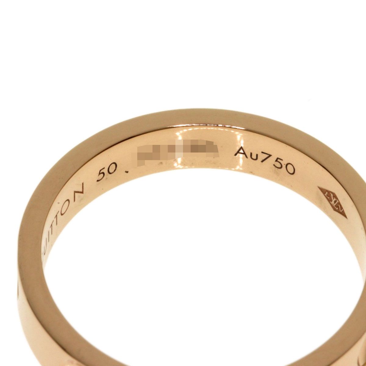 Louis Vuitton Bague Empreinte 50 Ring 18k Pink Gold — view 5