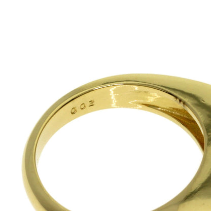 Dior Logo Diamond Ring 18k Yellow Gold — view 6