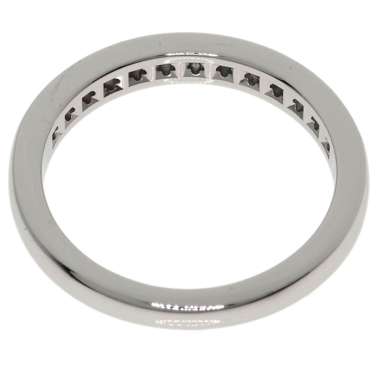 Tiffany & Co Half Eternity Diamond Ring Platinum — view 4