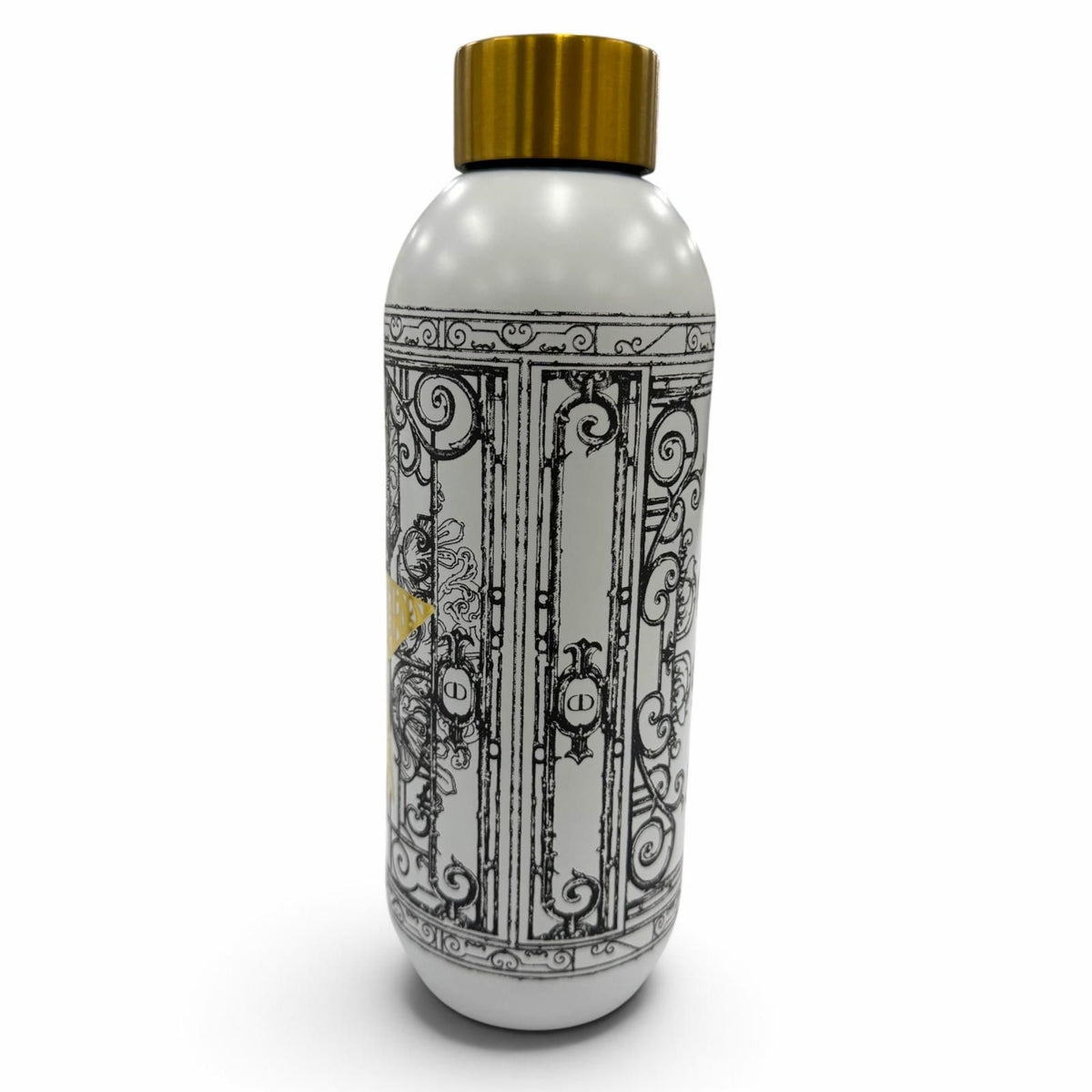 Dior Water Bottle Stainless Steel CD Logo Tumbler Ivory Gold — view 3